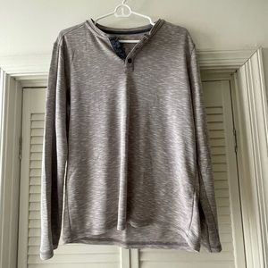 Flag & Anthem Men’s Madeflex Performance Lightweight Long Sleeve Gray Shirt - M